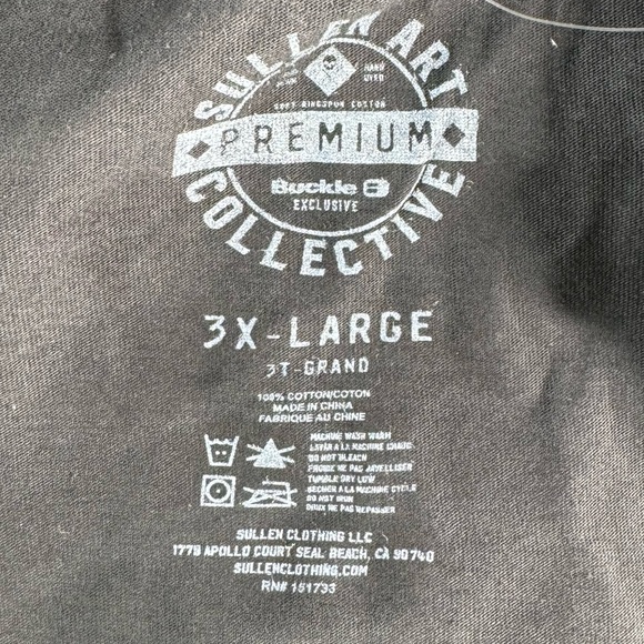 Sullen Art Collective Long Sleeve Graphic T-shirt - Gray - Size: 3XL - NWT - Picture 13 of 14